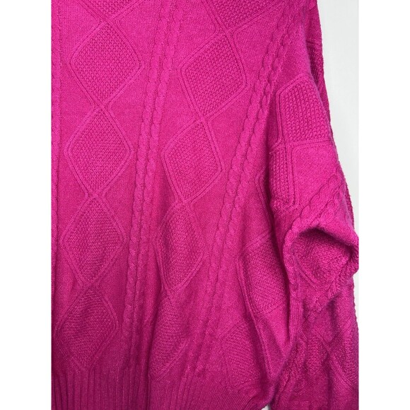 NWT TRUTH by Republic Woman’s Long Sleeve Turtleneck Sweater Top Berry Pink XL - Picture 2 of 6